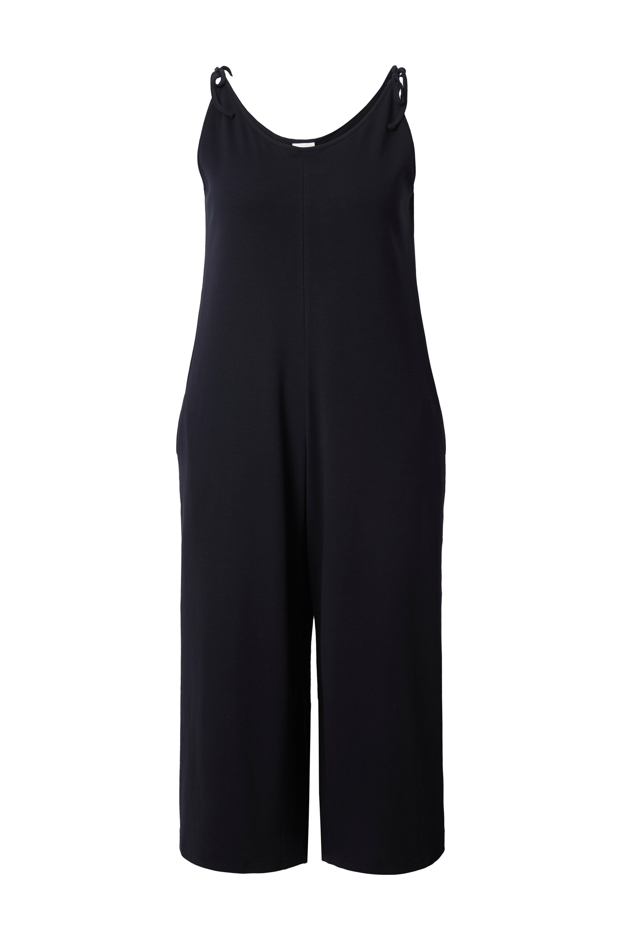 Ulla Popken Jumpsuit in Black: front