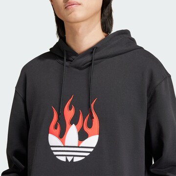 ADIDAS ORIGINALS Sweatshirt 'Flames' in Zwart