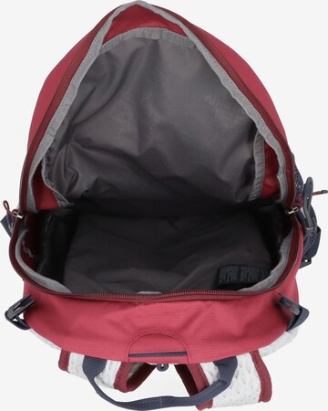 JACK WOLFSKIN Sports Backpack 'Velocity 12' in Red