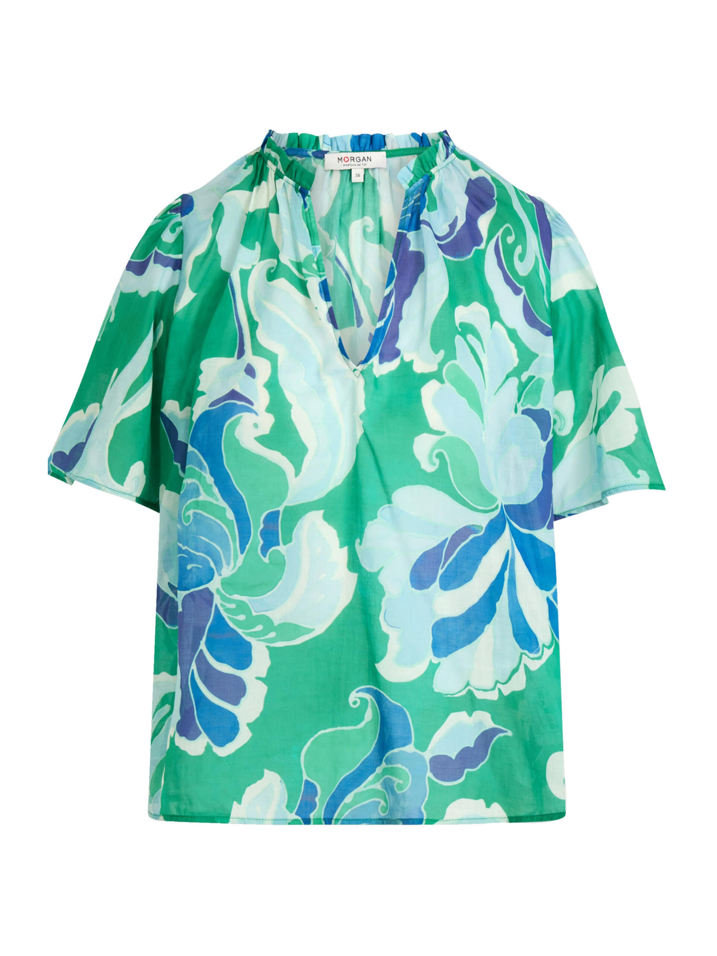 Morgan Μπλούζα '252-ONEL.F' σε πράσινο: μπροστά