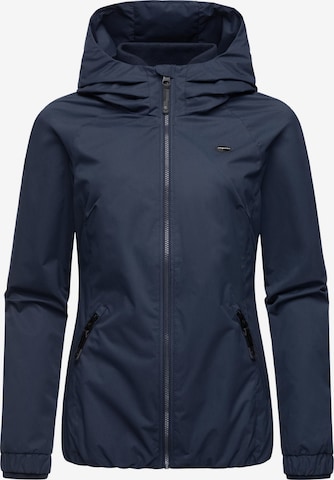 Ragwear Weatherproof jacket 'Dizzie' in Blue: front