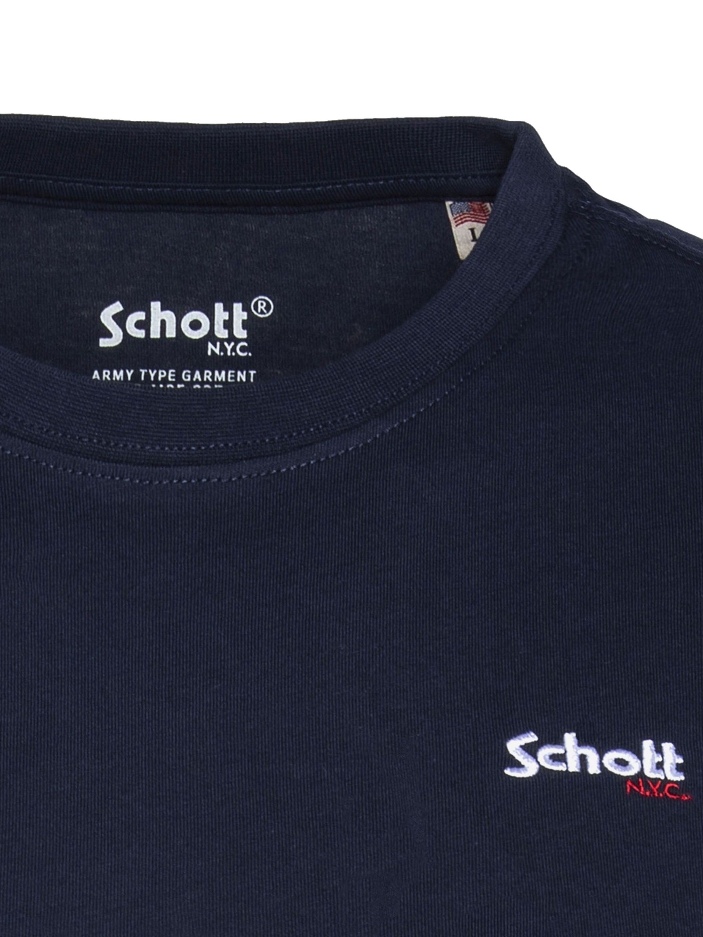 Schott NYC Shirt in Blauw