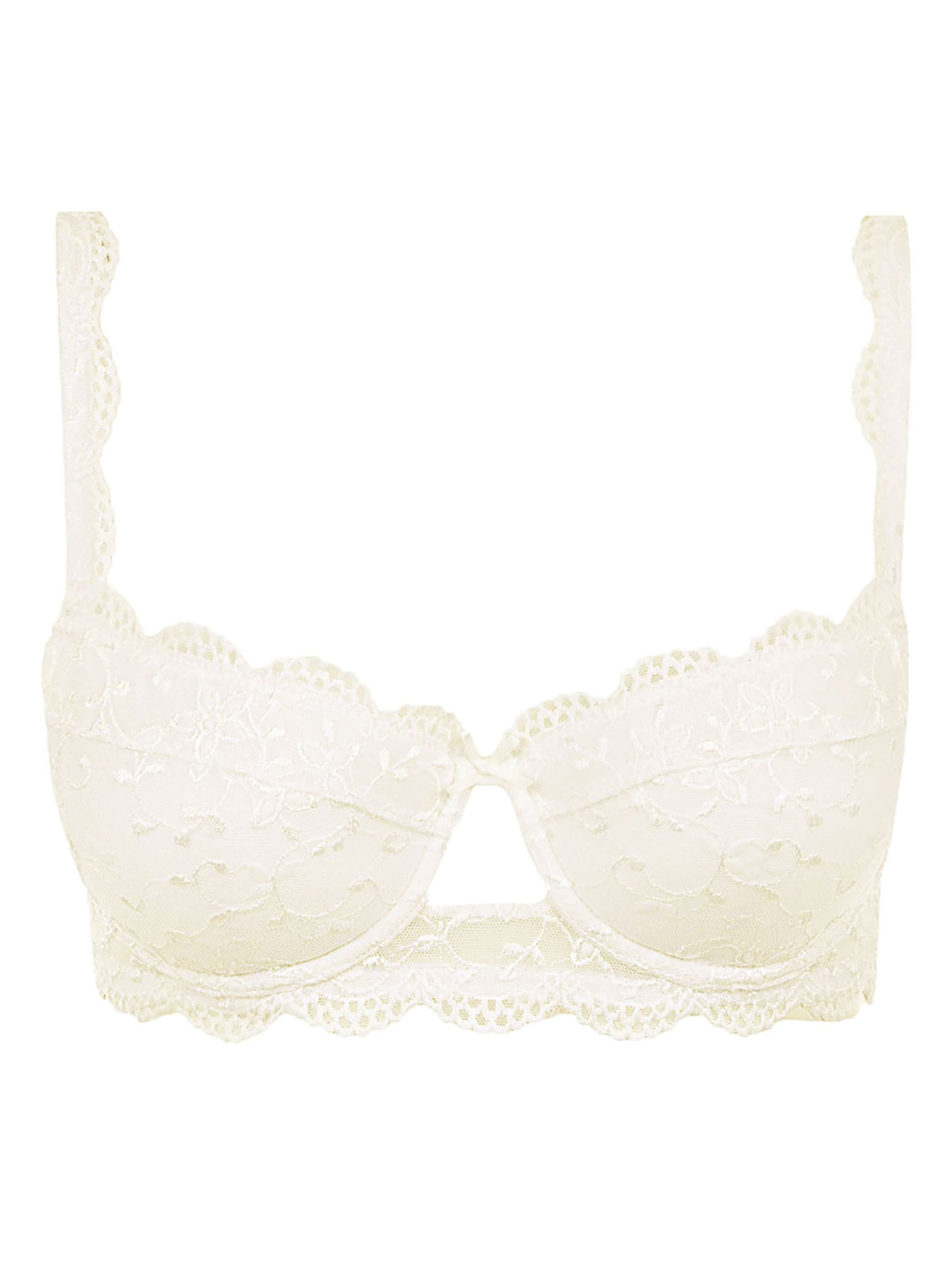 Nina von C. Balconette Bra 'Silver Edition' in Beige: front