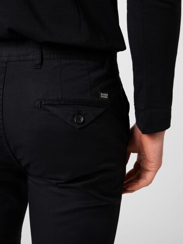 SCOTCH & SODA Slim fit Chino trousers 'Stuart' in Black