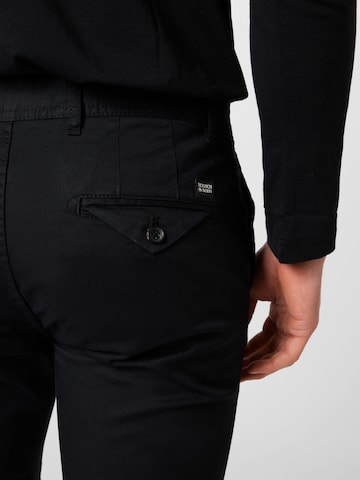 SCOTCH & SODA Slimfit Chino kalhoty 'Stuart' – černá
