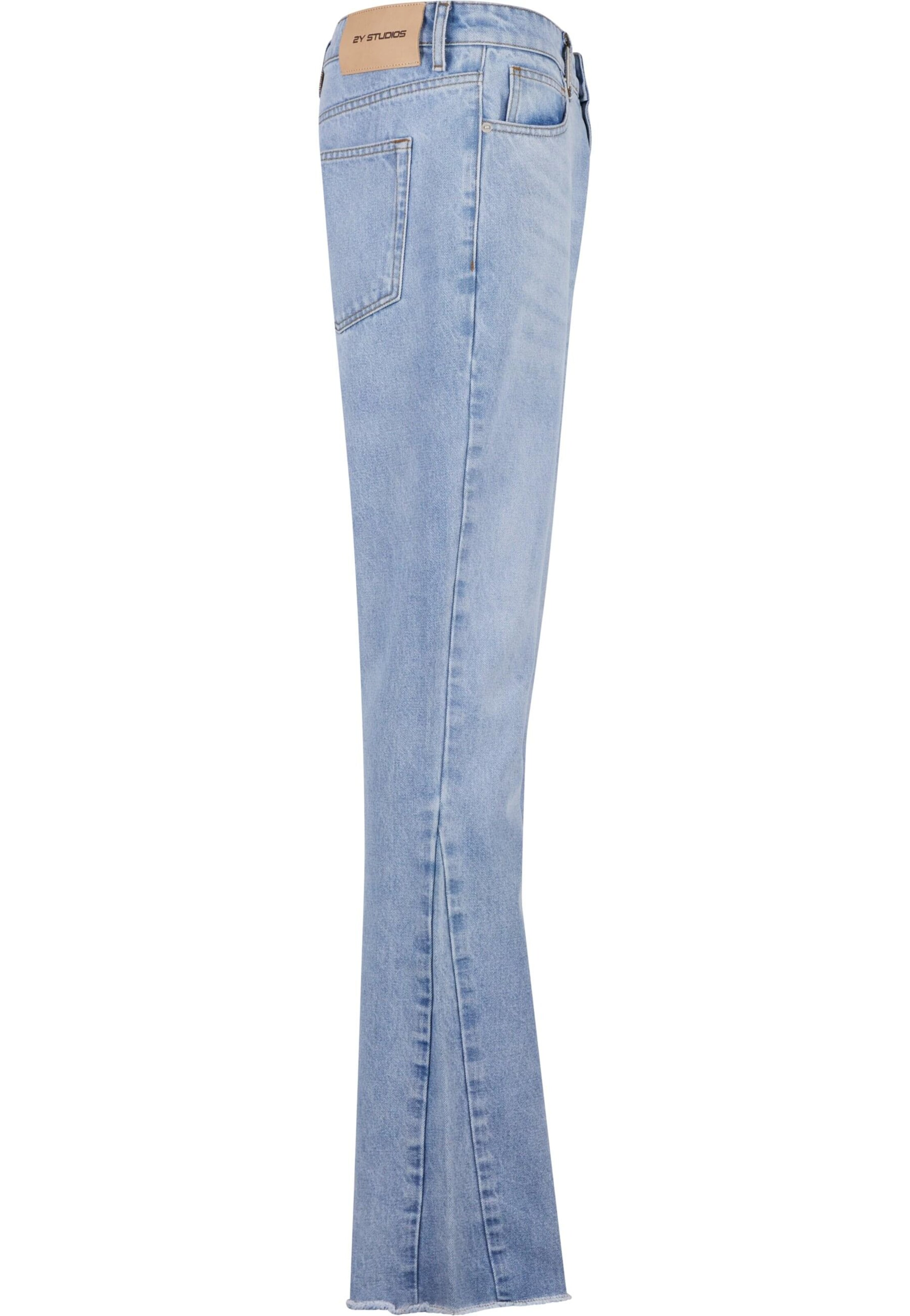 zils 2Y Studios Plati gali Džinsi 'Milu'