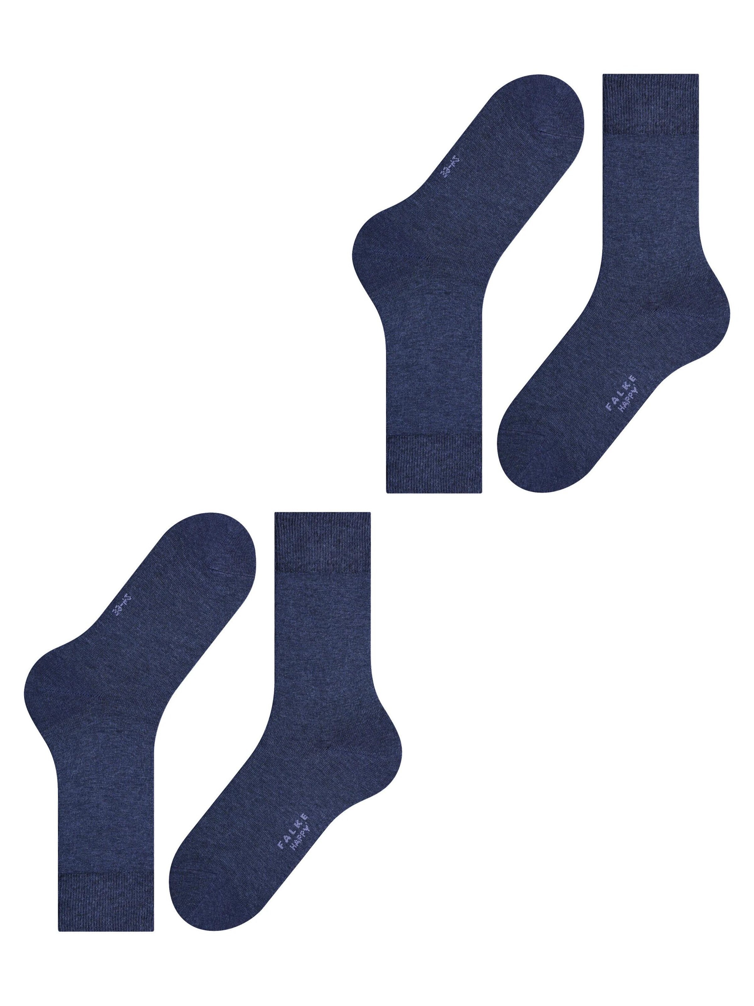 FALKE Socks 'Happy 2-Pack' in Blue