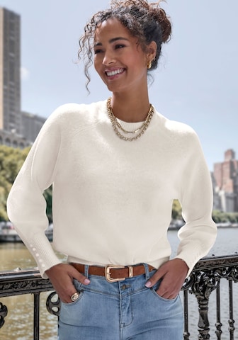 LASCANA Sweater in White