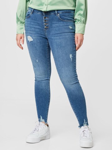 ONLY Carmakoma Skinny Jeans 'WILLY' in Blue: front