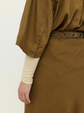 Soft Rebels Shirt ' SRYindi ' in Brown
