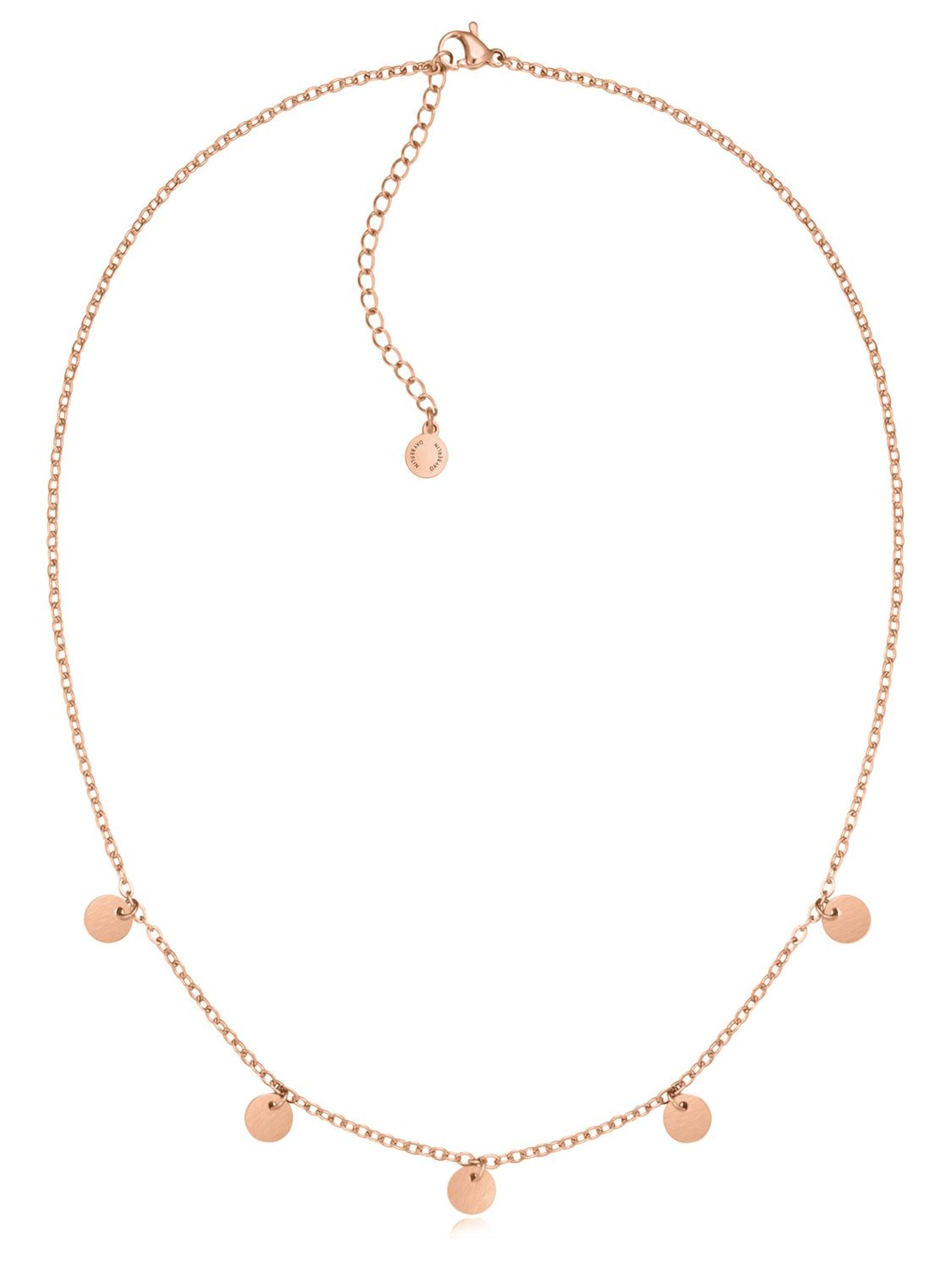 day berlin Necklace 'Twin' in Gold: front