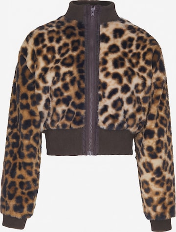 Veste mi-saison faina en marron : devant