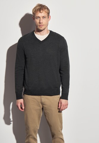 Street One MEN Sweater in Grey: front