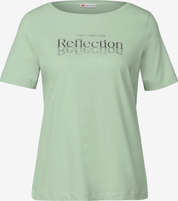 STREET ONE T-Shirt in Grün: Vorderseite