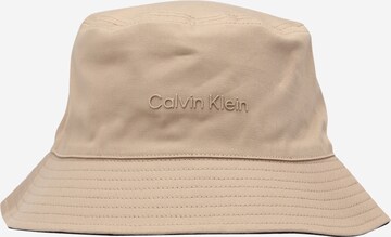 Cappello di Calvin Klein in beige: frontale