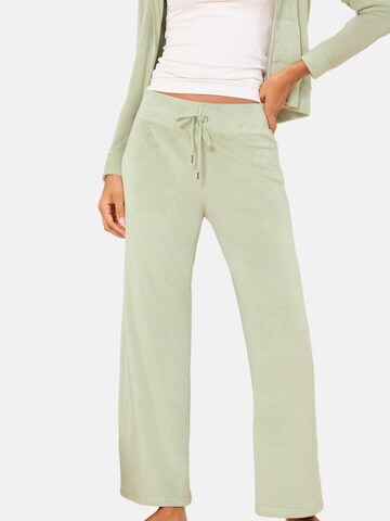 Lipsy Široký strih Nohavice - Zelená: predná strana