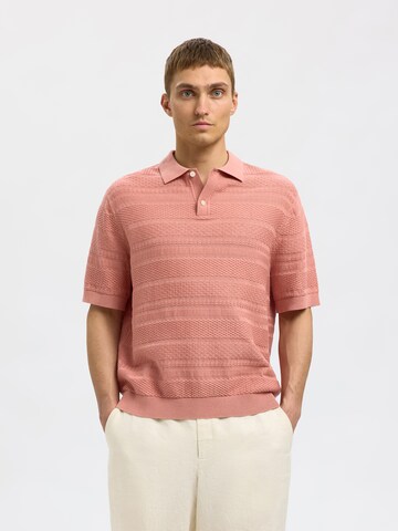 Pullover 'SLHFoam' di SELECTED HOMME in rosa: frontale