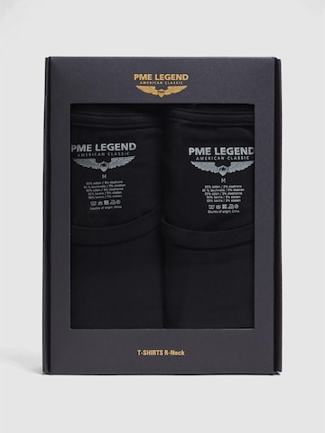 PME Legend Undertröja '2-pack basic T-shirts with crew neck' i svart