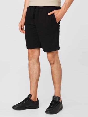 River Island Regular Pants in Black: front