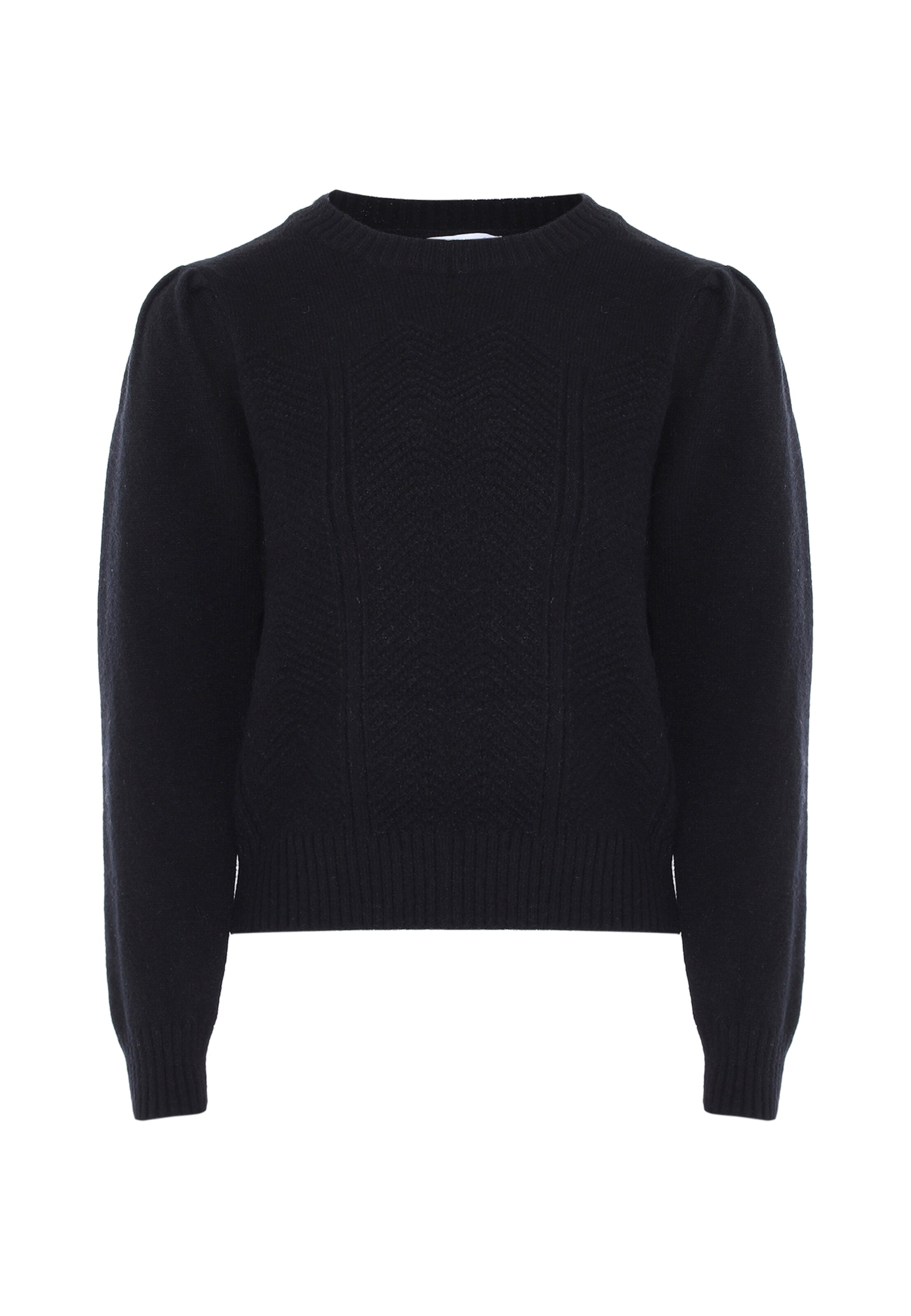 juoda BLONDA Megztinis: priekis