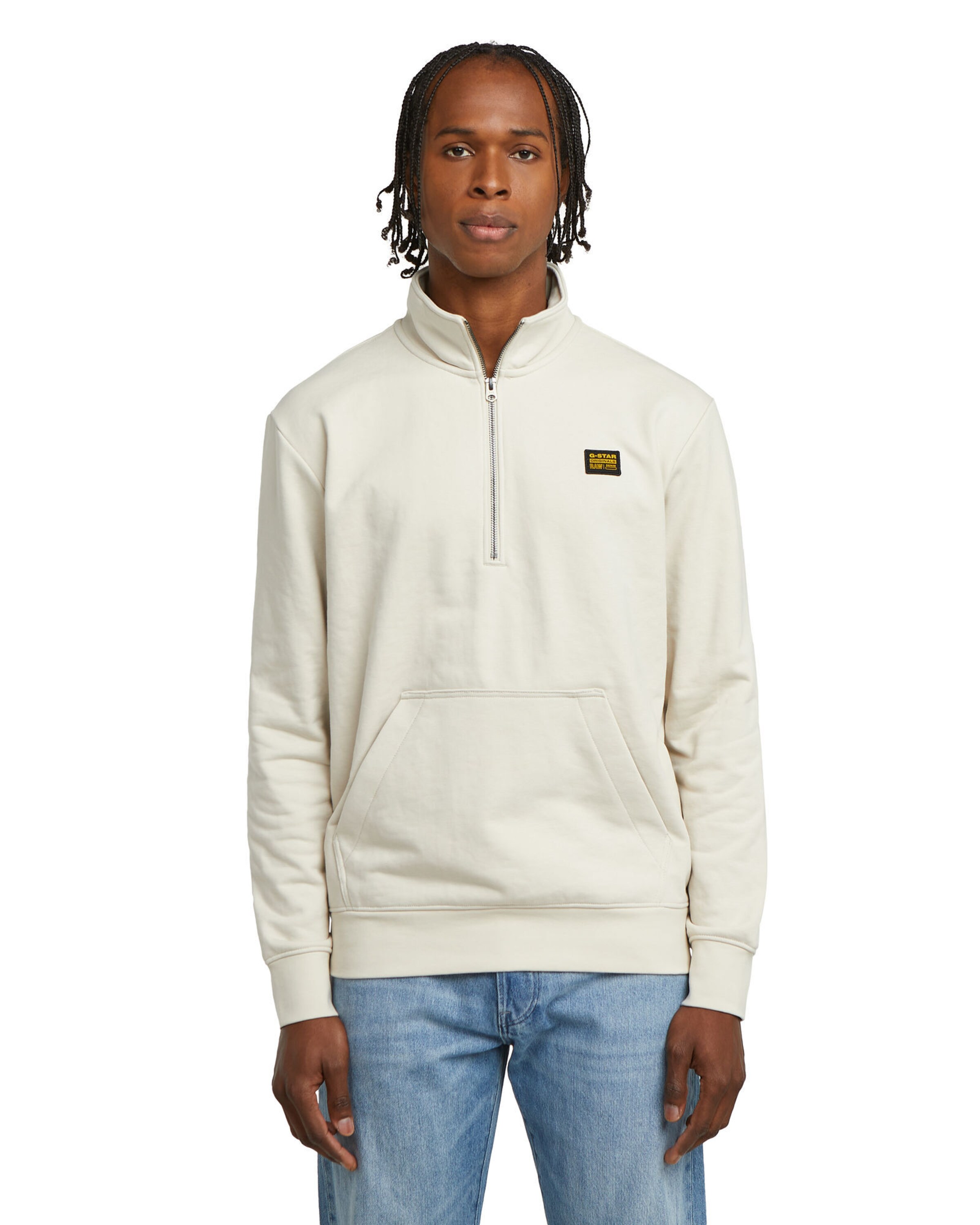 G-STAR Sweatshirt in White: front