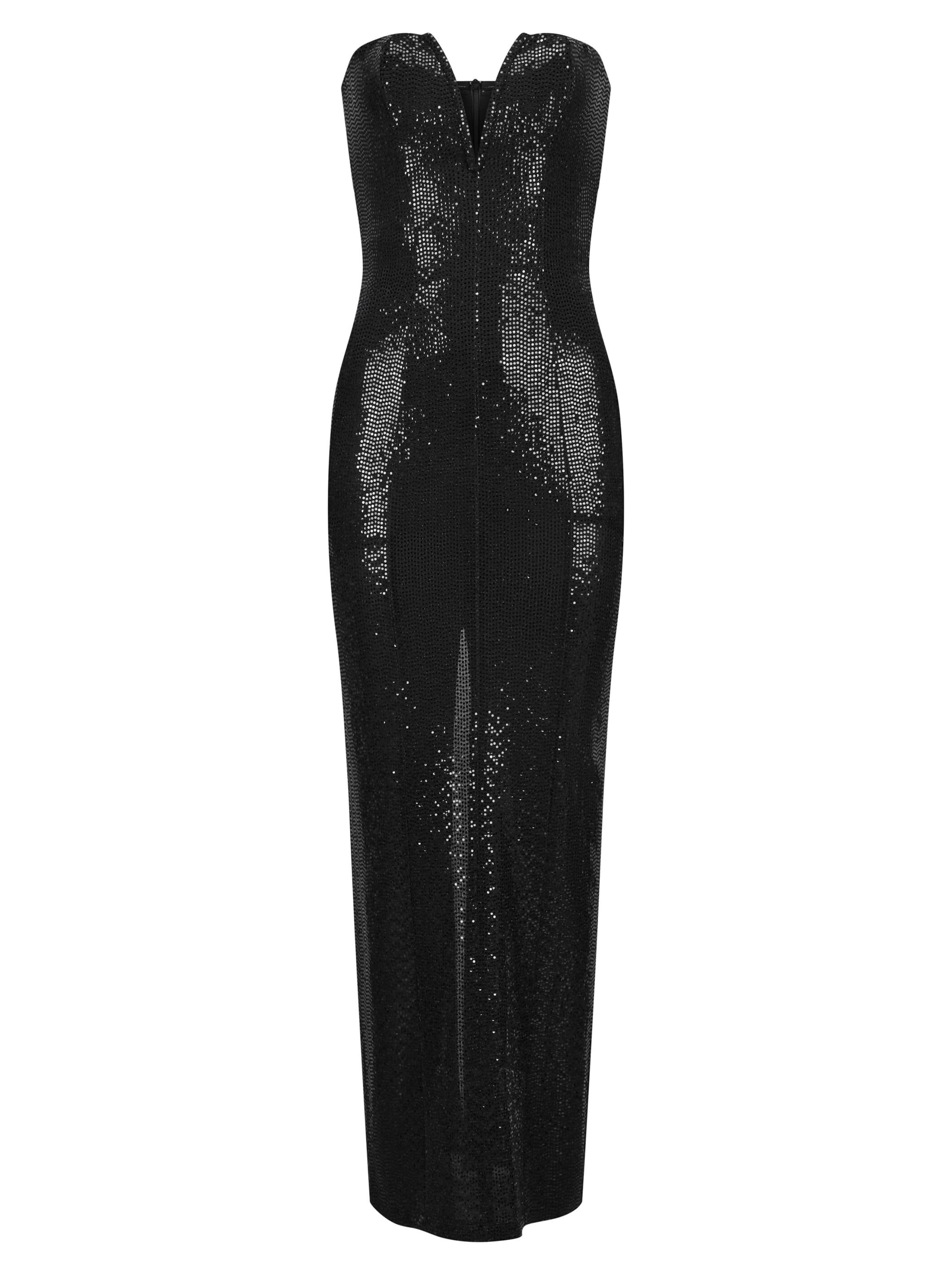 Robe de soirée 'DIVALIA' Nicowa en noir : devant