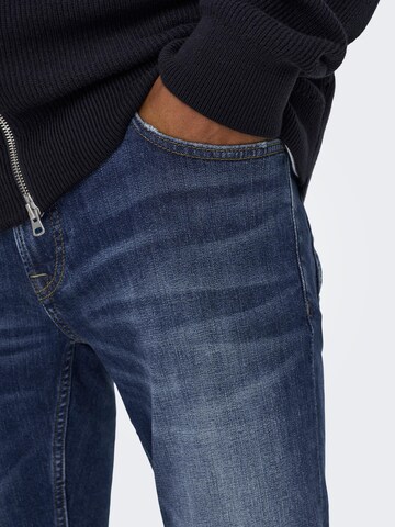 Only & Sons Slimfit Jeans 'ONSLoom' in Blau