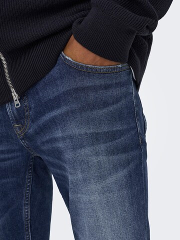 Only & Sons regular Jeans 'Loom' i blå