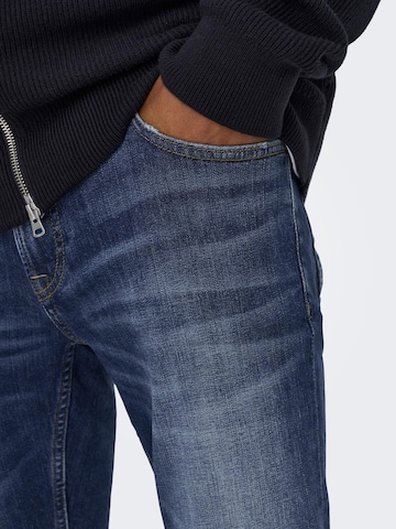 Only & Sons Regular Jeans 'Loom' i blå