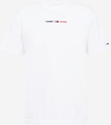 T-Shirt Tommy Jeans en blanc : devant