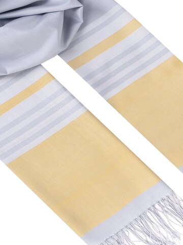 SILK & CASHMERE Scarf in Grey