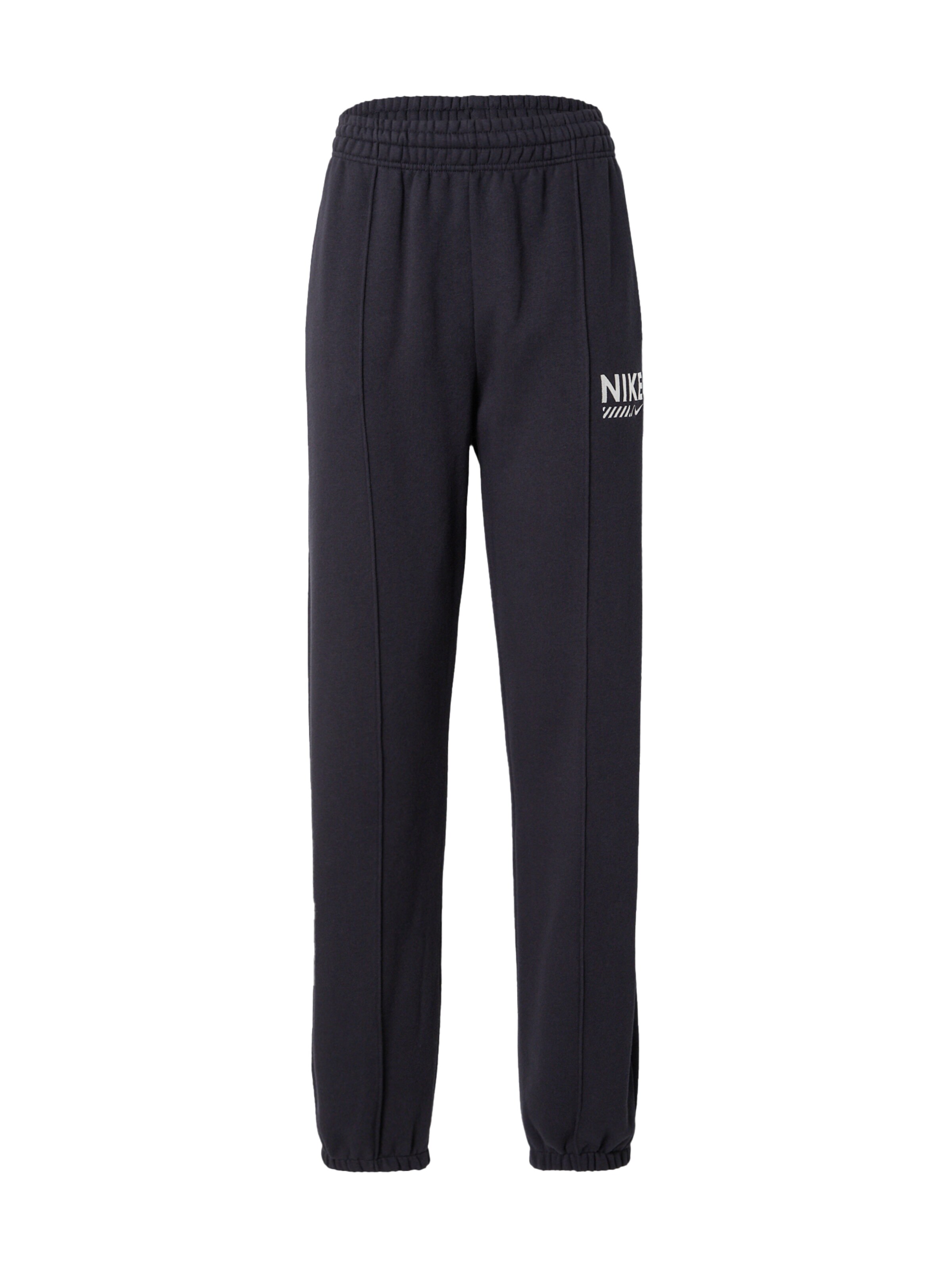 Nike Sportswear Дънки Tapered Leg Панталон в черно: отпред