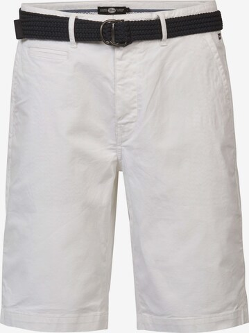 Petrol Industries Regular Chino in Wit: voorkant