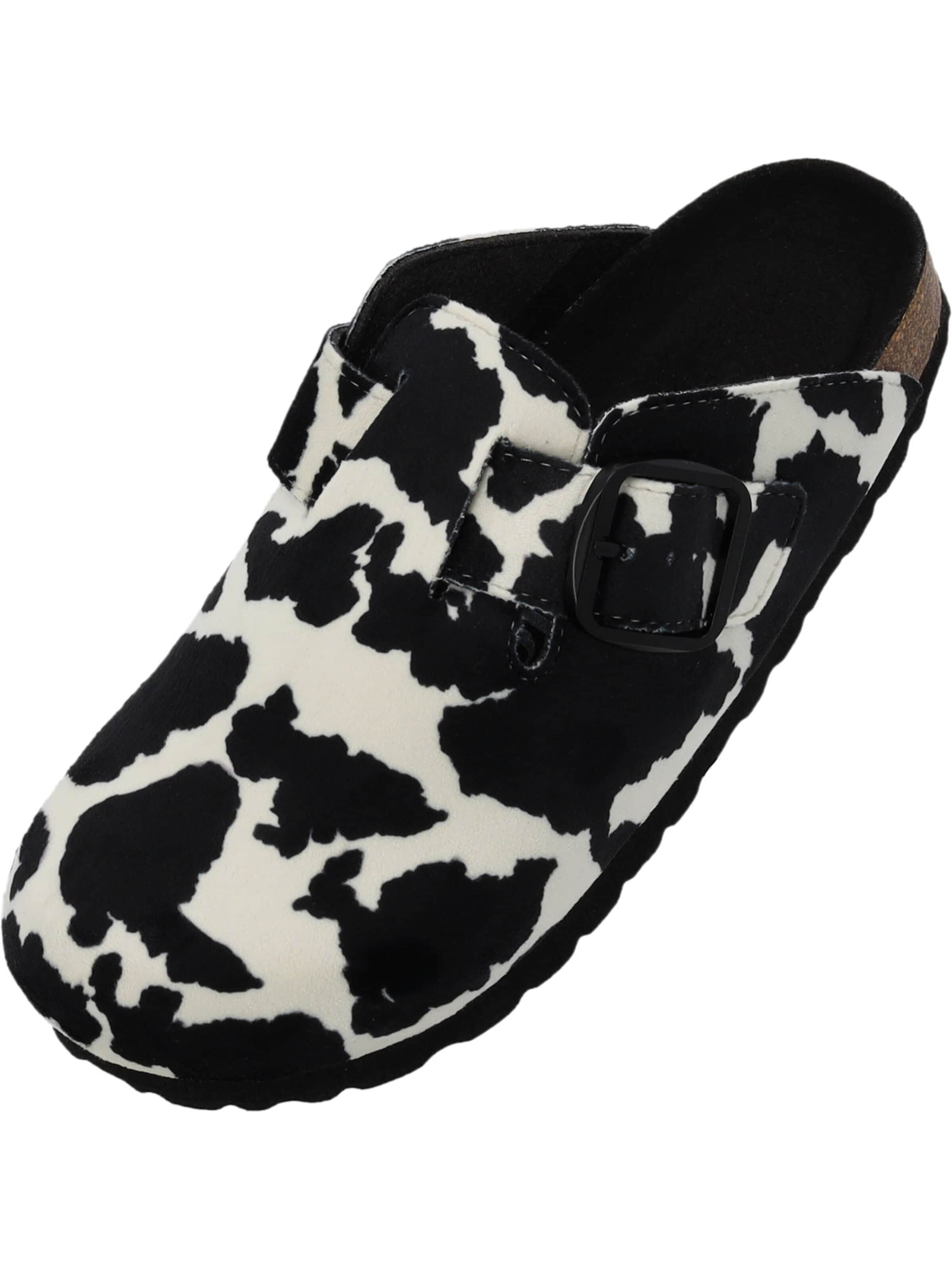 Palado Pantolette 'Palado Kiel Western'‌‌‌‌‌ in Schwarz: Vorderseite
