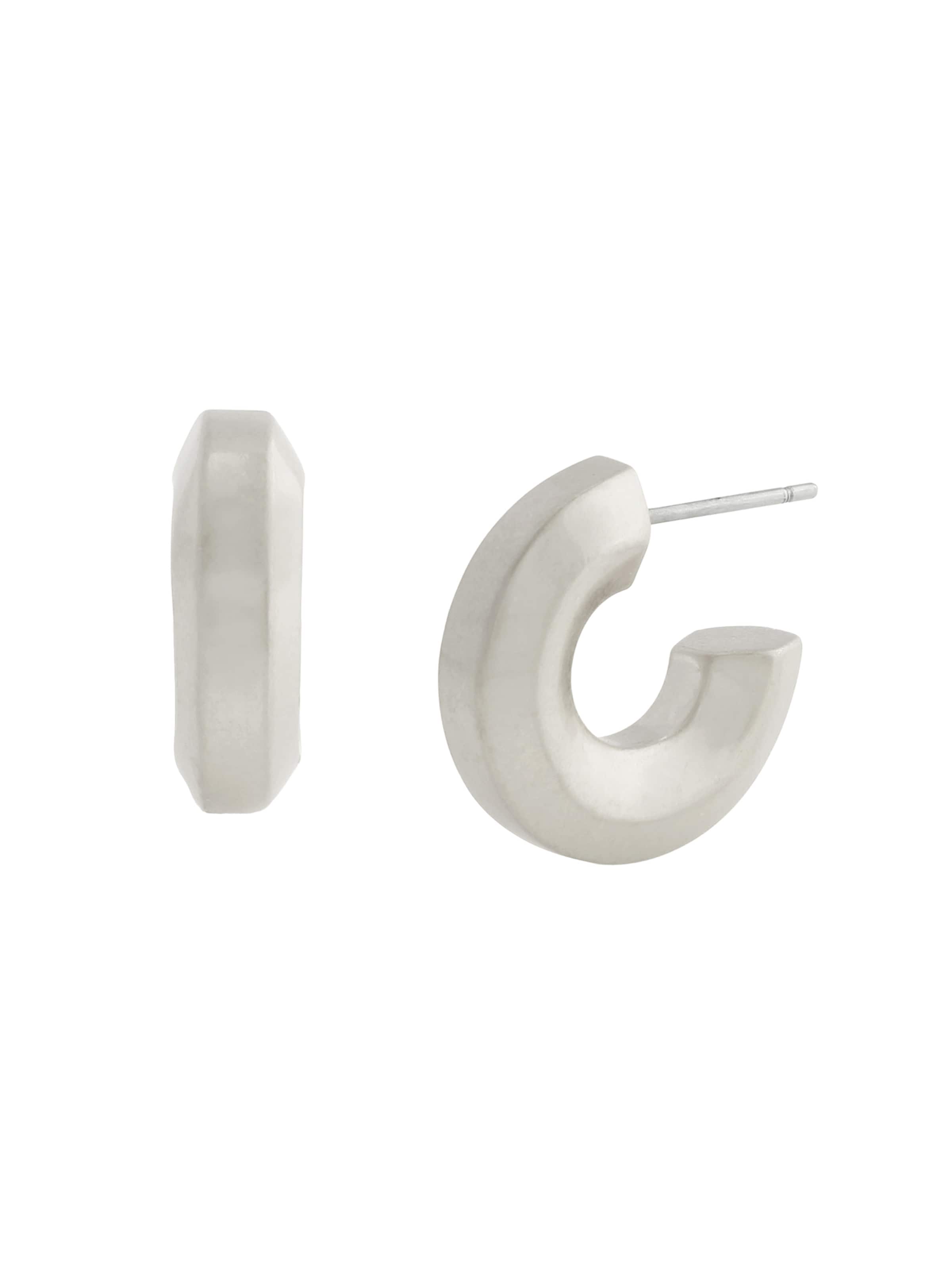 AllSaints - Pendientes 'Maeve' en plata: frente