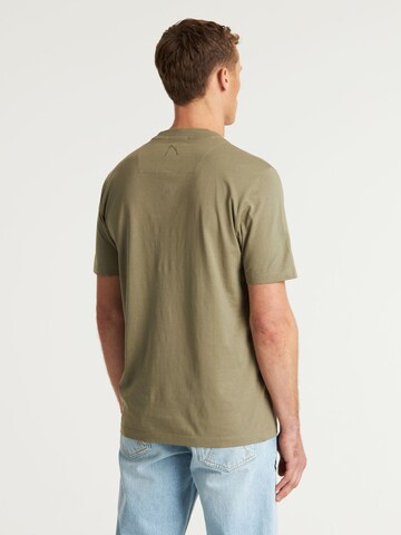 CHASIN' Shirt 'Duell Tee' in Green