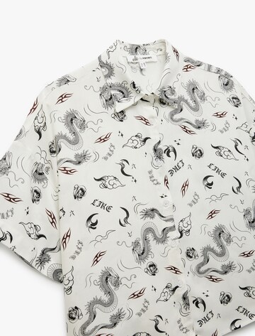 Koton Bluse in Weiß