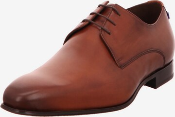 Floris van Bommel Lace-Up Shoes in Brown: front