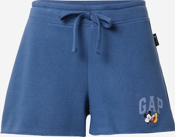 GAP Regular Trousers in Blue: front