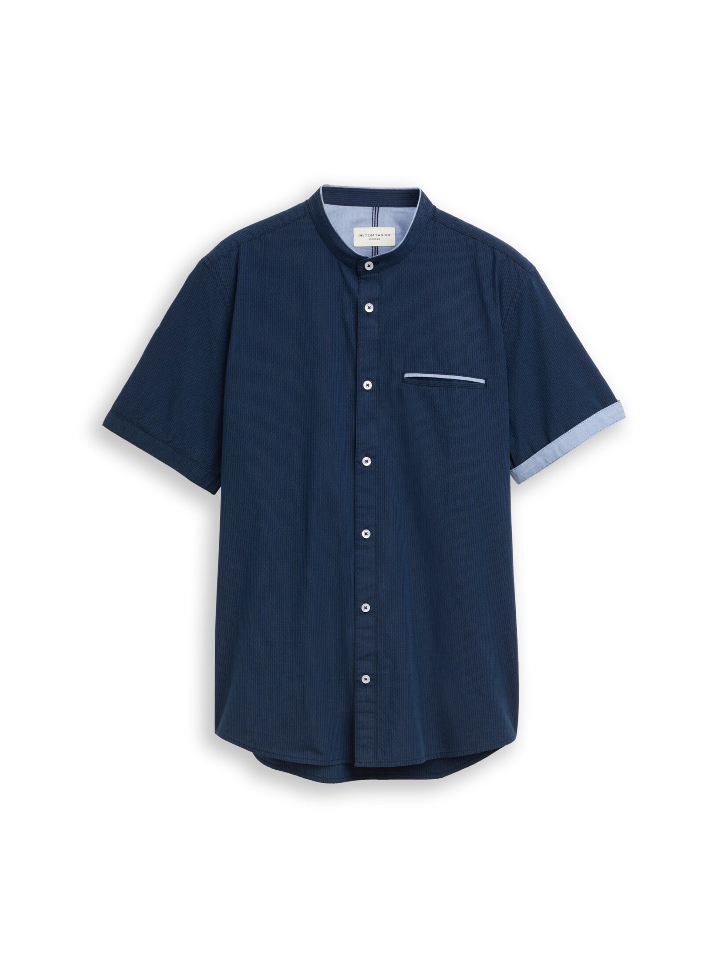 TOM TAILOR Regular Fit Hemd in Blau: Vorderseite