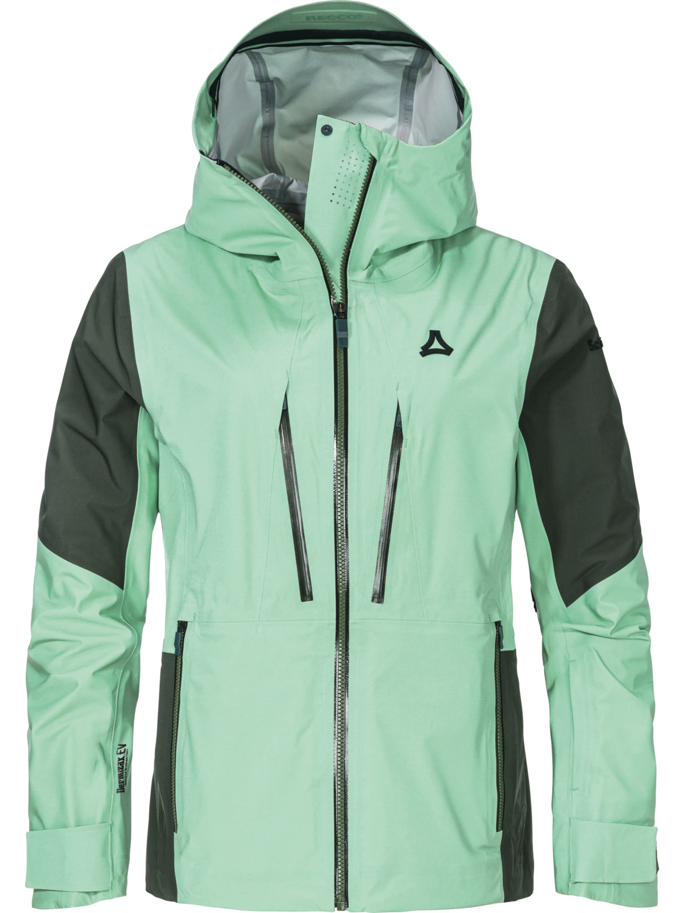 Schöffel Sportjas 'Lufeld' in de kleur Mintgroen / Donkergroen, Productweergave
