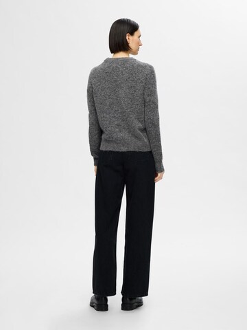 SELECTED FEMME Sweater 'Sia' in Grey