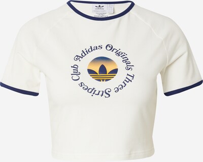 ADIDAS ORIGINALS T-Shirt in navy / gelb / weiß, Produktansicht
