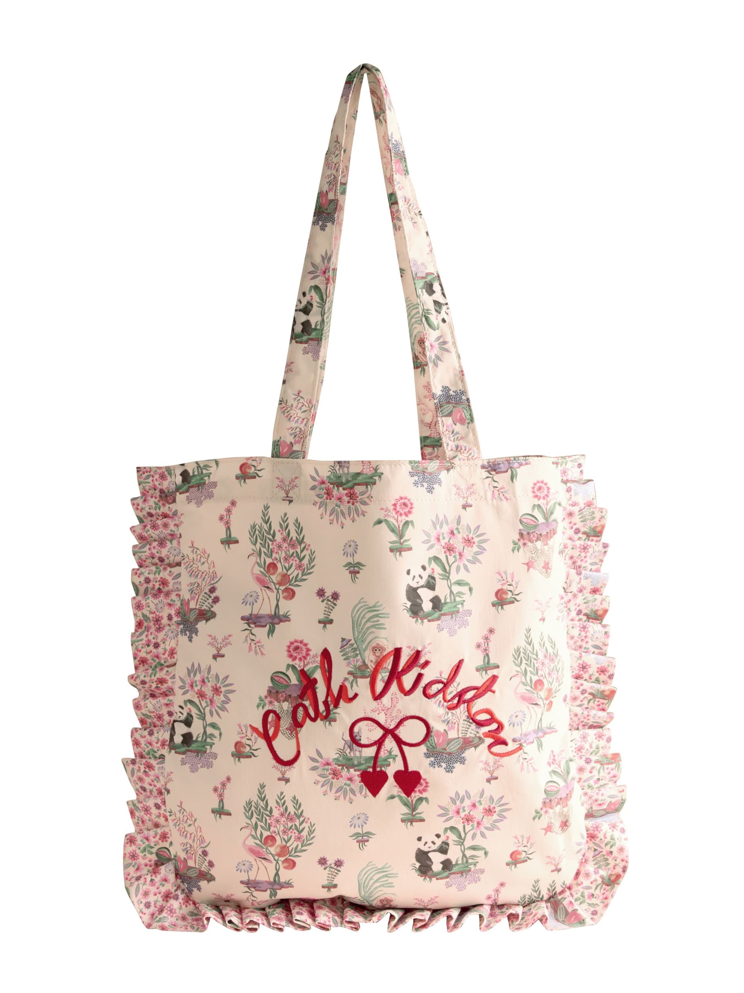 Cath Kidston Μεγάλη τσάντα σε ροζ: μπροστά