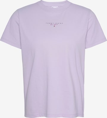 Tommy Jeans Curve T-Shirt in Lila: predná strana