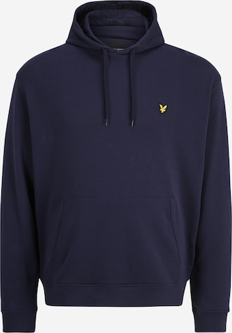 Lyle & Scott Big&Tall Μπλούζα φούτερ σε μπλε: μπροστά