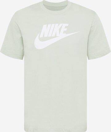 Nike Sportswear - Camisa 'Icon Futura' em verde: frente