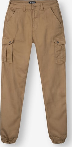 Pantalon cargo 'Siwas' Peak Time en marron : devant