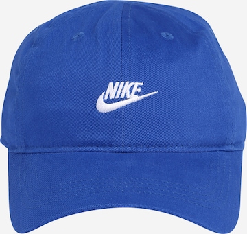 Nike Sportswear Hat in Blue: front