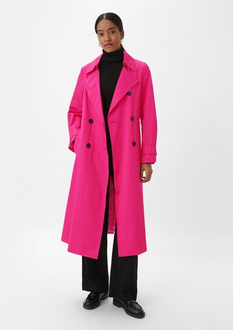 Manteau mi-saison COMMA en rose : devant